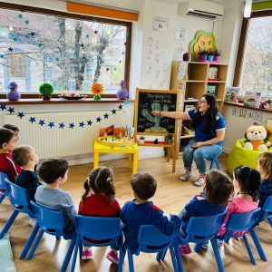 Invatarea limbii engleza la gradinita Pick Me Kindergarten